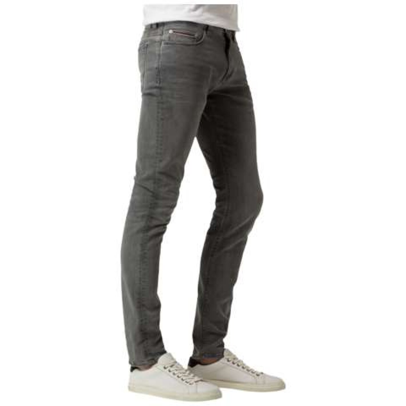 Køb Grå Slim fit Jeans fra Tommy Fri fragt