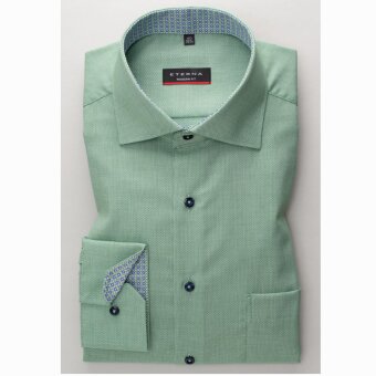 Eterna - Eterna - 3270 M | Modern fit Skjorte 44 Grøn