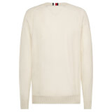 Tommy Hilfiger  - Tommy Hilfiger - Multi lambswool c-neck | Strik Ivory