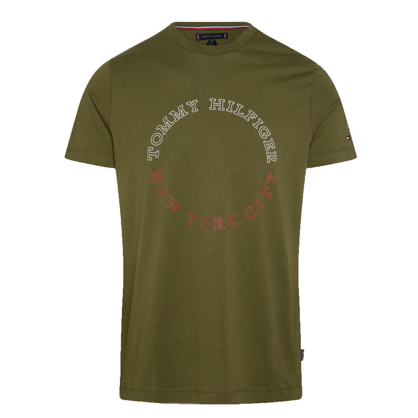 Tommy Hilfiger TH Logo - Fragt Putting T-shirt Green Fri