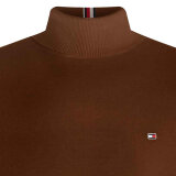 Tommy Hilfiger  - Tommy Hilfiger - TH cotton cashmere roll neck | Rullekrave Strik Khaki