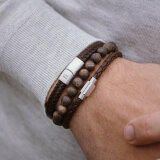 STEEL & BARNETT - Steel & Barnett - Riley | Armbånd Vintage Brown