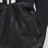 Matinique - Matinique - Weekend leather bag | Weekend Taske Sort