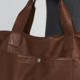 Matinique - Matinique - Weekend leather bag | Weekend Taske Cognac