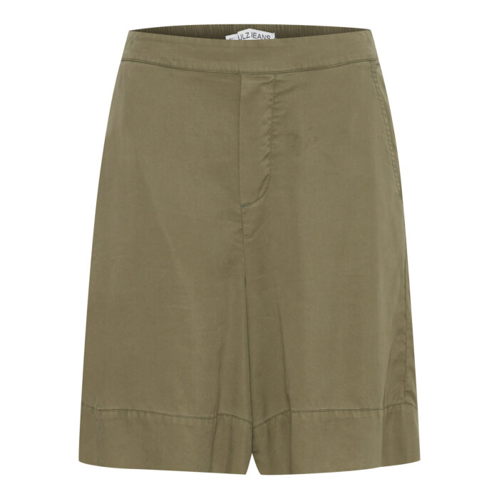 Pulz Jeans ( Dame )  - PULZ - PZBROOKLYN SHO | SHORTS DEEP LICHEN GREEN