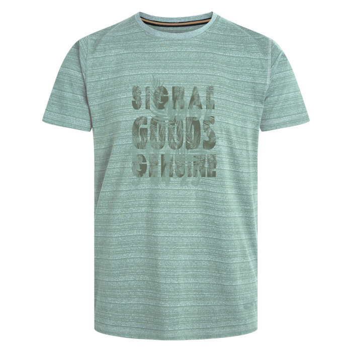 Signal - Signal - Ulric shadow stripe tee | T-shirt Worn Green
