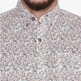 Signal - Signal - Trip mini print shirt | K/Æ Skjorte True Blue