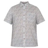 Signal - Signal - Trip mini print shirt | K/Æ Skjorte True Blue