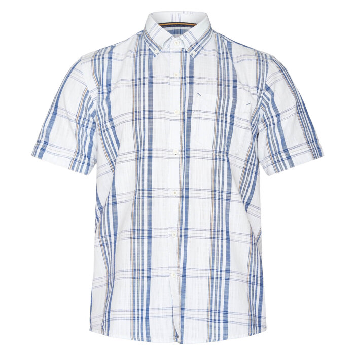 Signal - Signal - Teis check slub shirt | K/Æ Skjorte Air Blue