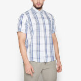 Signal - Signal - Teis check slub shirt | K/Æ Skjorte Air Blue