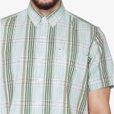 Signal - Signal - Teis check slub shirt | K/Æ Skjorte Worn Green