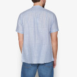 Signal - Signal - Strip granddad shirt | K/Æ Skjorte True Blue