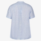 Signal - Signal - Strip granddad shirt | K/Æ Skjorte True Blue