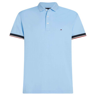 Tommy Hilfiger  - Tommy Hilfiger - TH interlock sleeve detail | Polo T-shirt Vessel Blue