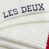 LES DEUX - Les Deux - William 2 pack socks | Strømper White Navy Red