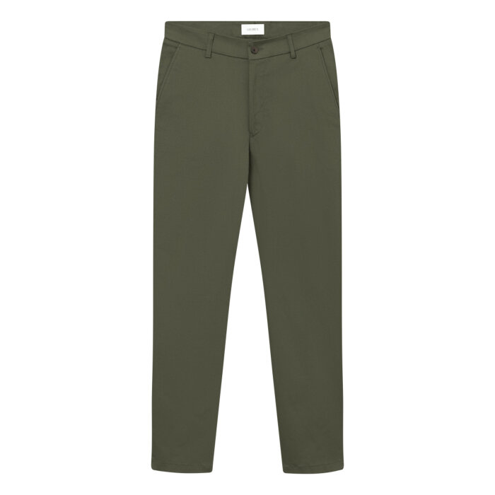 LES DEUX - Les Deux - Como reg cotton pants | Bukser Olive Night