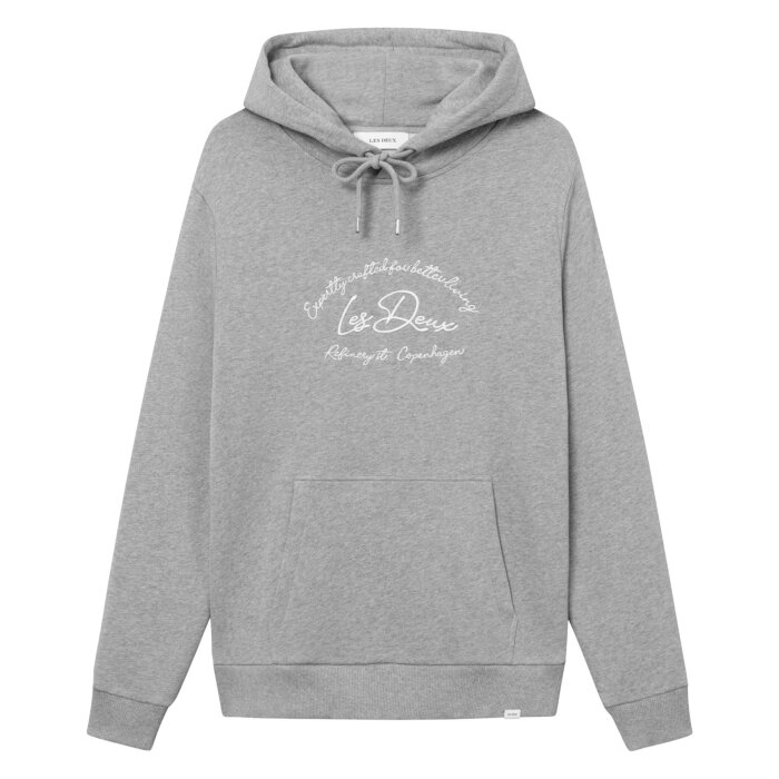 LES DEUX - Les Deux - Camden hoodie | Hættetrøje Grey Melange