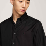 Tommy Hilfiger  - Tommy Hilfiger - Flex poplin shirt | K/Æ Skjorte Black