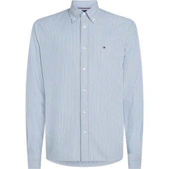 Tommy Hilfiger  - Tommy Hilfiger - Heritage oxford stri. shirt | Skjorte Blue stripe