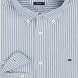 Tommy Hilfiger  - Tommy Hilfiger - Heritage oxford stri. shirt | Skjorte Blue stripe