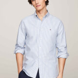 Tommy Hilfiger  - Tommy Hilfiger - Heritage oxford stri. shirt | Skjorte Blue stripe