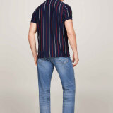 Tommy Hilfiger  - Tommy Hilfiger - Vertical strip polo | Polo t-shirt Carbon Navy stripe