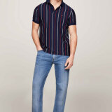 Tommy Hilfiger  - Tommy Hilfiger - Vertical strip polo | Polo t-shirt Carbon Navy stripe