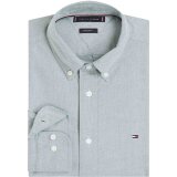 Tommy Hilfiger  - Tommy Hilfiger - Solid heritage oxford shirt | Skjorte Ornament Green