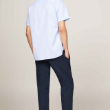 Tommy Hilfiger  - Tommy Hilfiger - Flex poplin shirt | K/Æ Skjorte Sweet Blue