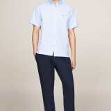 Tommy Hilfiger  - Tommy Hilfiger - Flex poplin shirt | K/Æ Skjorte Sweet Blue