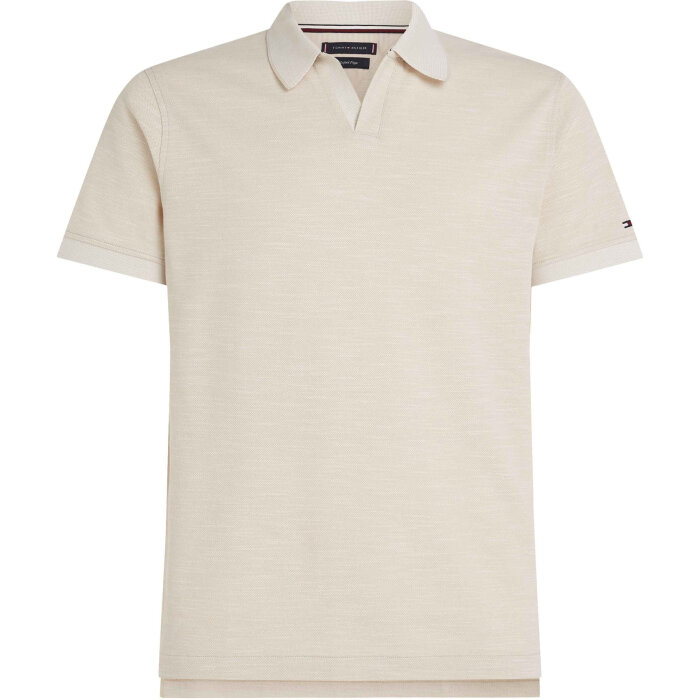 Tommy Hilfiger  - Tommy Hilfiger - DC mouline | Polo T-shirt Classic Beige