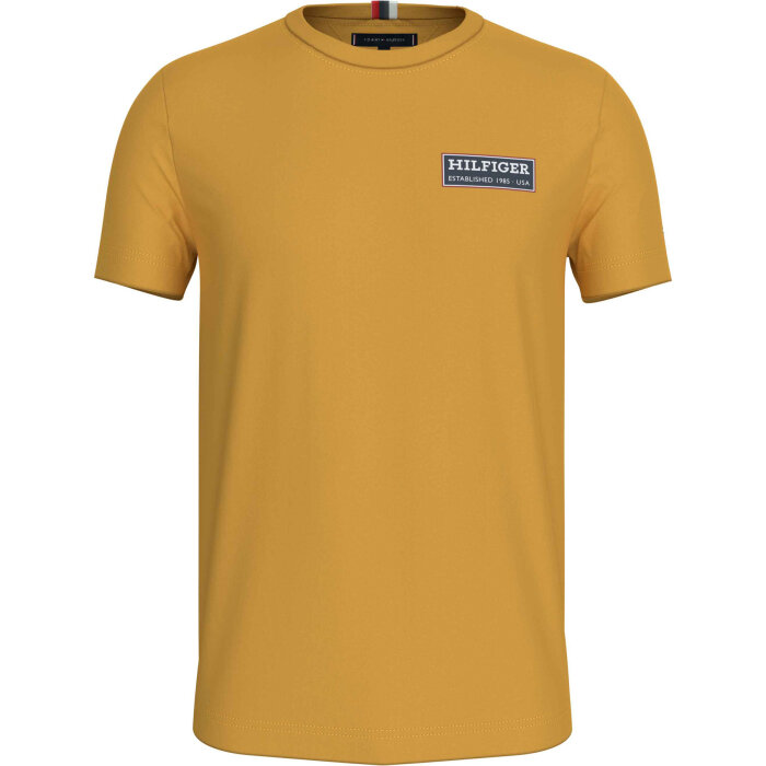 Tommy Hilfiger  - Tommy Hilfiger -  Printed badge tee | T-shirt City Yellow