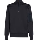 Tommy Hilfiger  - Tommy Hilfiger - Scuba 1/2 zip sweat | Sweatshirt Marineblå