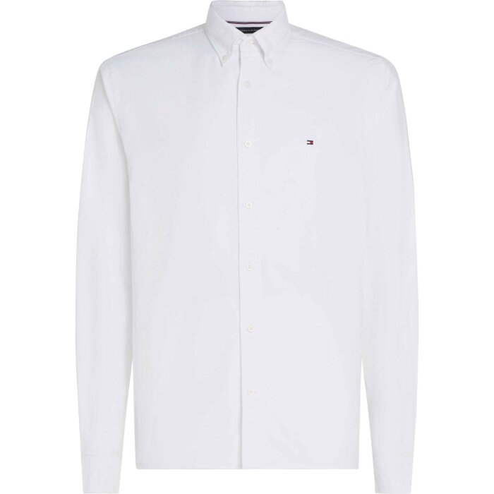 Tommy Hilfiger  - Tommy Hilfiger - Solid heritage oxford shirt | Skjorte Optic White