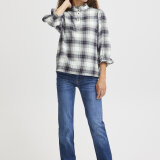 Pulz Jeans ( Dame )  - PULZ - PZEVIE BLO | SKJORTE ROSE CHECK