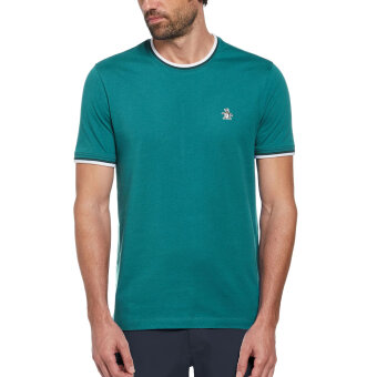 Original Penguin - Penguin - Pete tipped ringer tee | T-shirt Antique Green