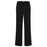 Pulz Jeans ( Dame )  - PULZ - PZBINDY HW PANT WIDE LEG | BUKSER BLACK BEAUTY