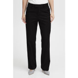 Pulz Jeans ( Dame )  - PULZ - PZBINDY HW PANT WIDE LEG | BUKSER BLACK BEAUTY