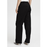 Pulz Jeans ( Dame )  - PULZ - PZBINDY HW PANT WIDE LEG | BUKSER BLACK BEAUTY