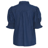 ICHI ( Dame ) - ICHI - IHBORGIE SH | SKJORTE WASHED DARK BLUE