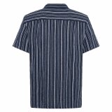 Signal - Signal - Tiger recycled stripe shirt | K/Æ Skjorte Blue Captain