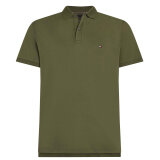 Tommy Hilfiger  - Tommy Hilfiger - Liquid cotton regular | Polo T-shirt Army Grøn