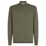 Tommy Hilfiger  - Tommy Hilfiger -1985 regular polo LS | Polo T-shirt Utility Olive