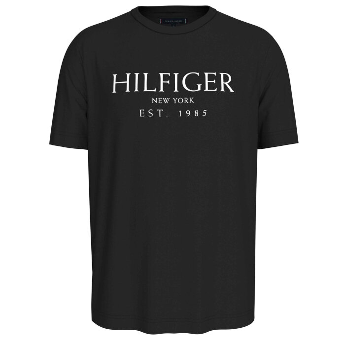 Tommy Hilfiger  - Tommy Hilfiger - TH big Hilfiger tee | T-shirt Sort