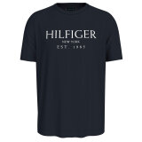 Tommy Hilfiger  - Tommy Hilfiger - TH big Hilfiger tee | T-shirt Marineblå