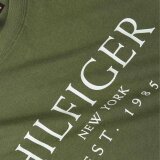 Tommy Hilfiger  - Tommy Hilfiger - TH big Hilfiger tee | T-shirt Battle Green