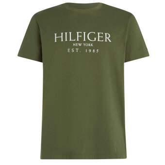 Tommy Hilfiger  - Tommy Hilfiger - TH big Hilfiger tee | T-shirt Battle Green