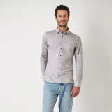 Desoto - Desoto - 78228 712 | Jersey Skjorte Light Grey