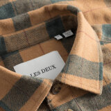 LES DEUX - Les Deux - Lennon flannel shirt | Skjorte Tobacco Brown