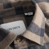 LES DEUX - Les Deux - Lennon flannel shirt | Skjorte Desert Taupe